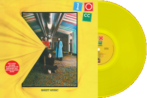 10 cc - 1974 Sheet Music - Yellow vinyl LP  - 160 kr.